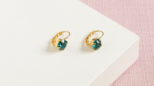 Round Swarovski Earrings