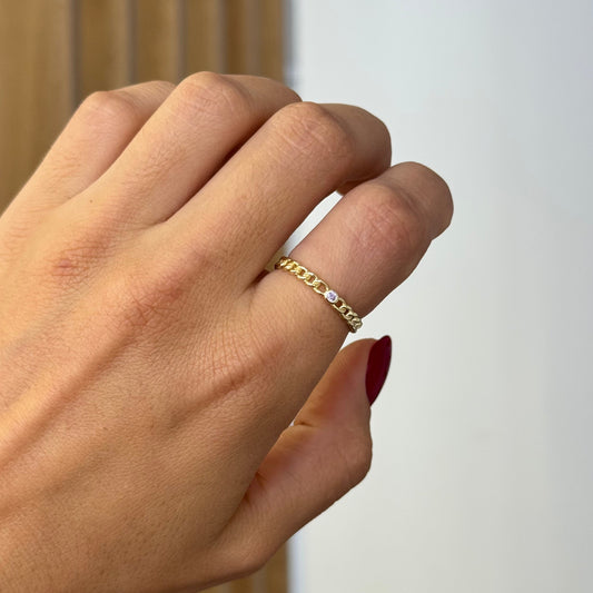 Chain Stone Ring