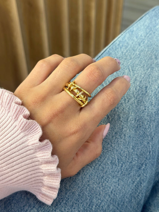 Gold Stack Ring