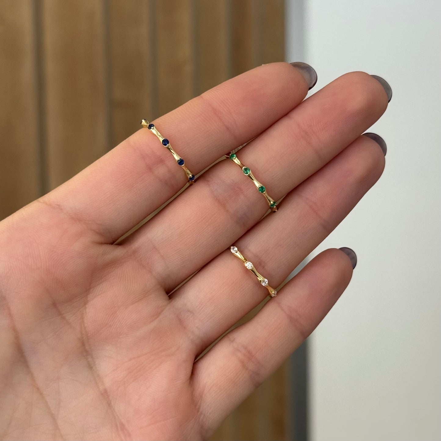 Wavy Eternity Ring