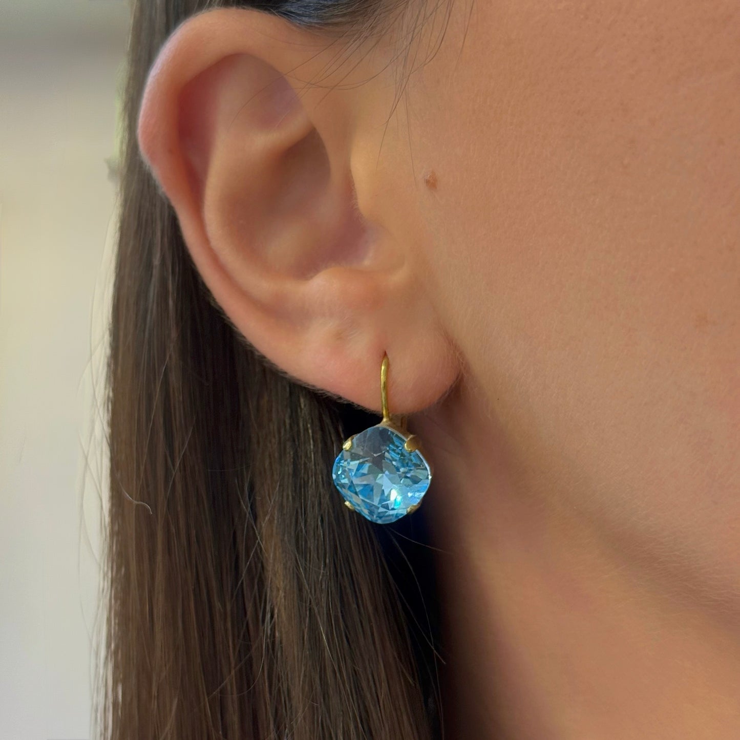 Cushion Swarovski Earrings