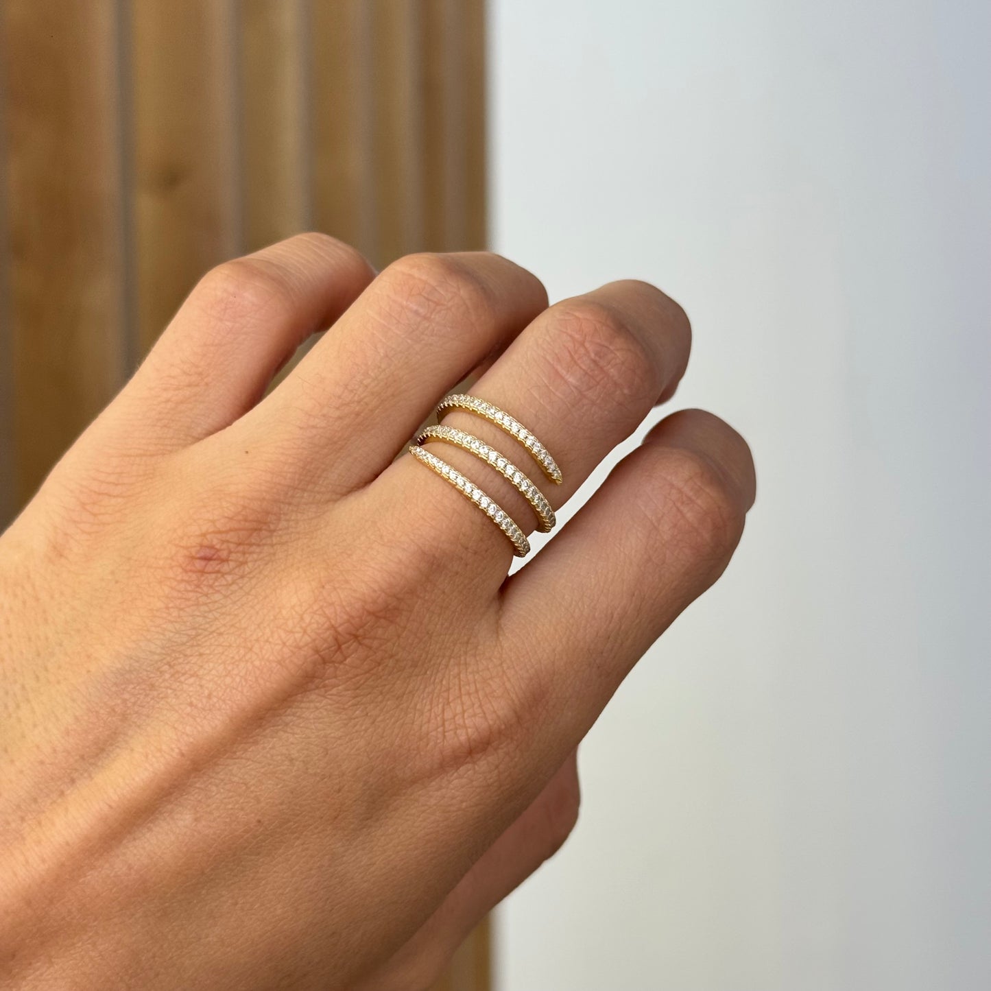Eternity Spiral Ring
