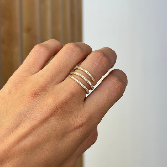 Eternity Spiral Ring