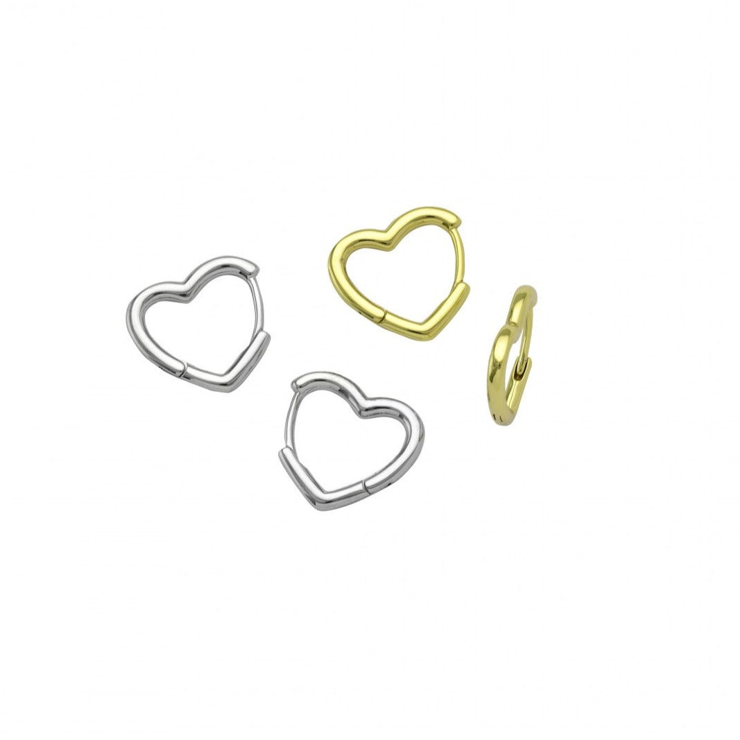 Heart Open Earrings