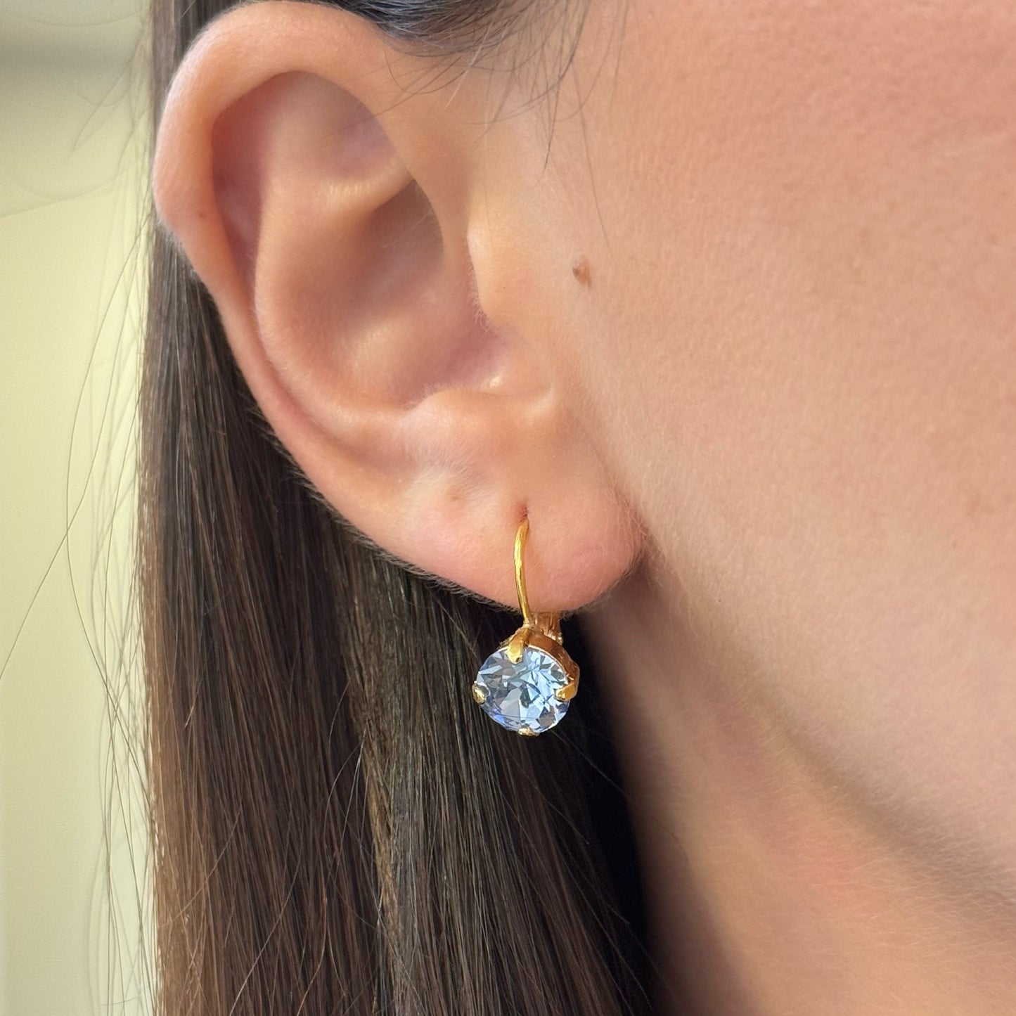 Round Swarovski Earrings