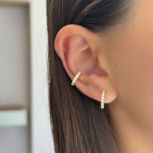 Zircons Ear Cuff