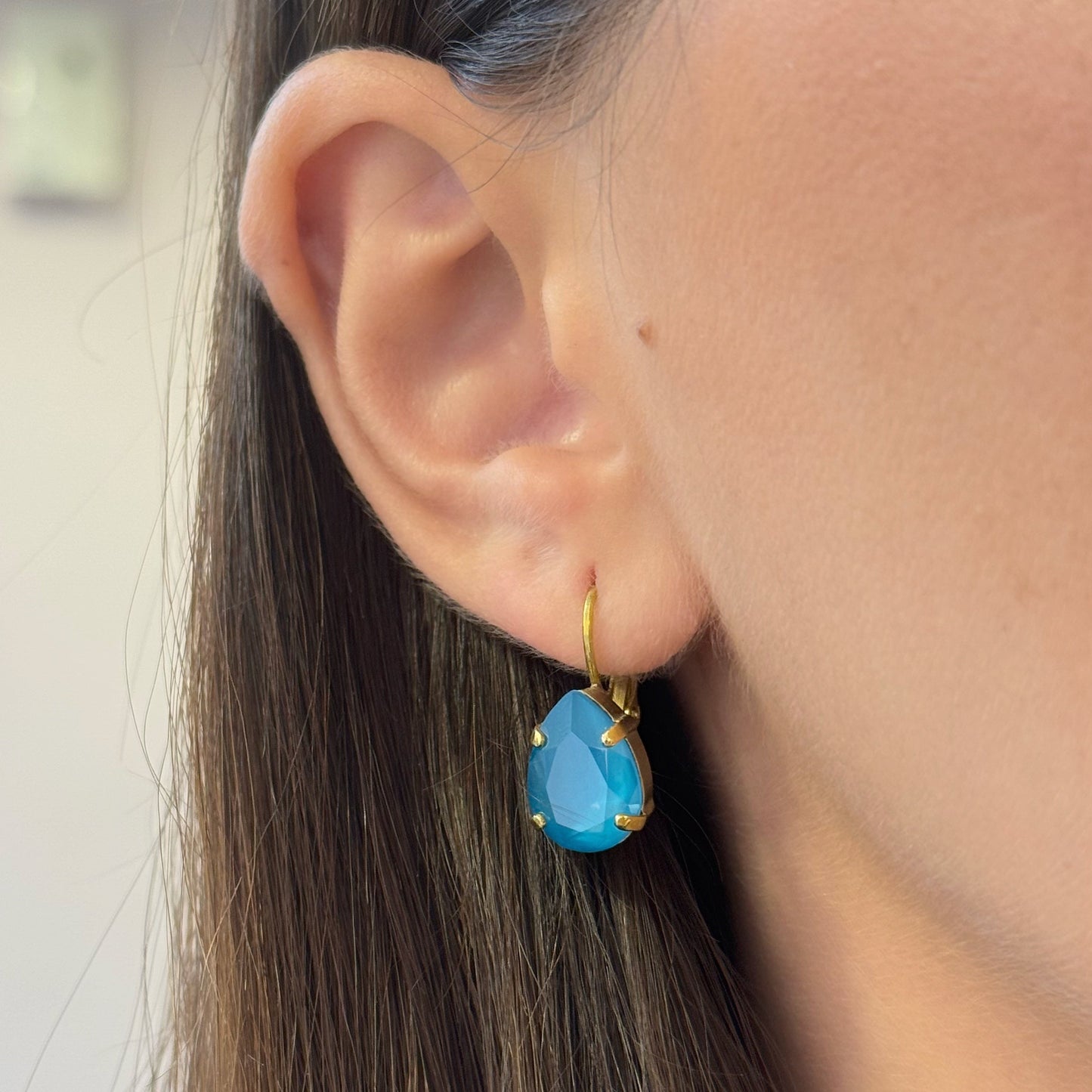 Pear Swarovski Earrings