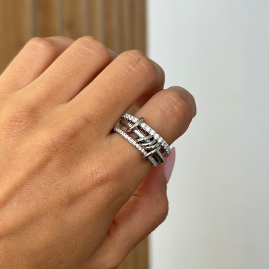 Silver Stack Ring