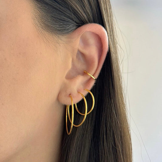 Light Hoops Earrings