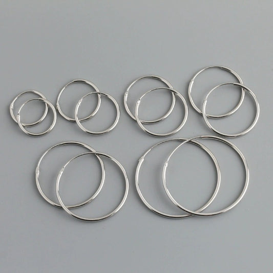 Light Hoops Earrings