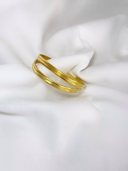 One Line Bangle Bracelet