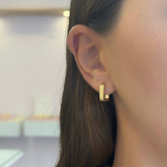 Square Hoop Earrings