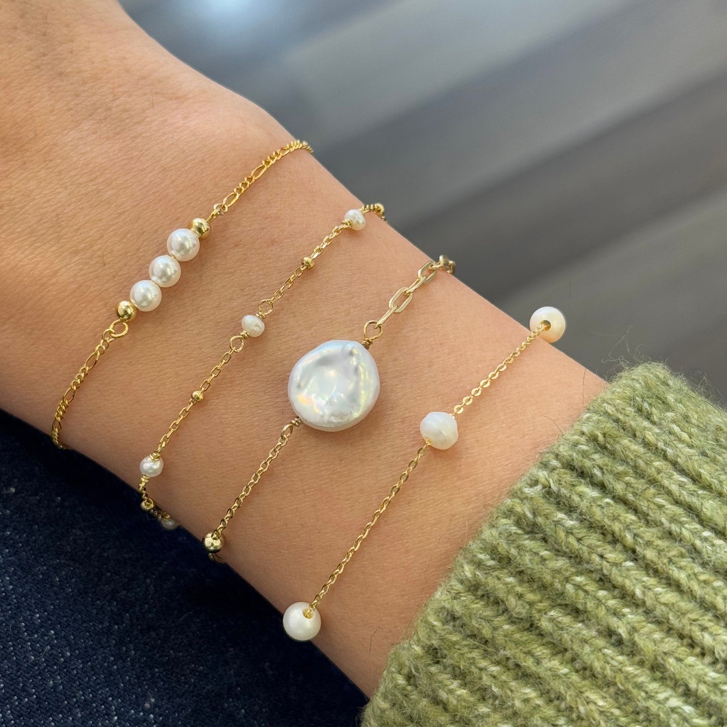 Pearl Half Bracelet