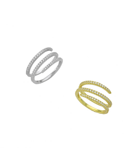 Eternity Spiral Ring