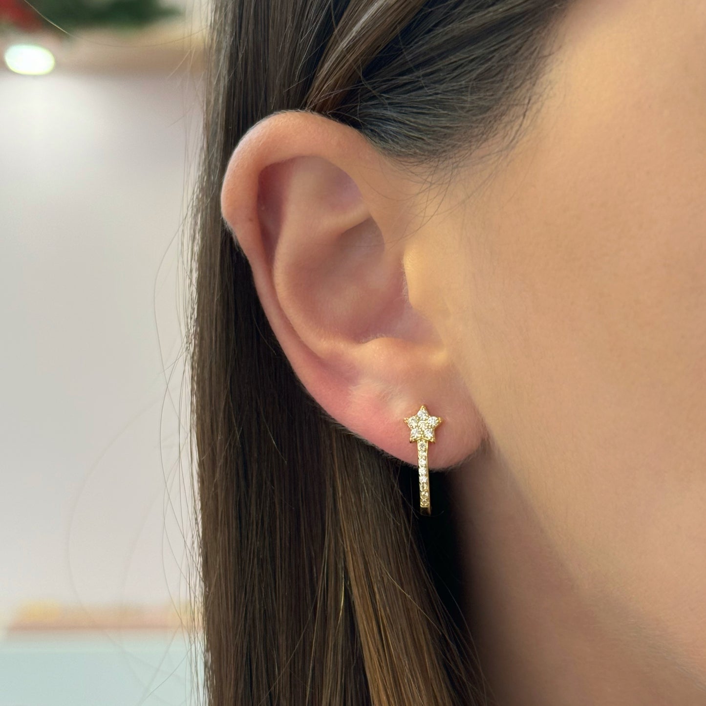 Comet-Star Earrings