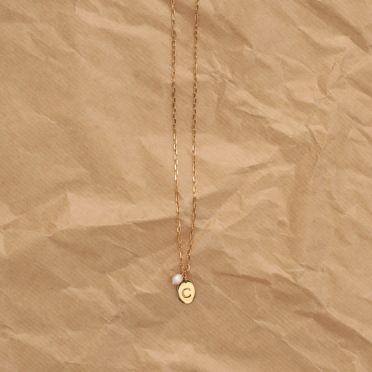 C Custom Initial Necklace