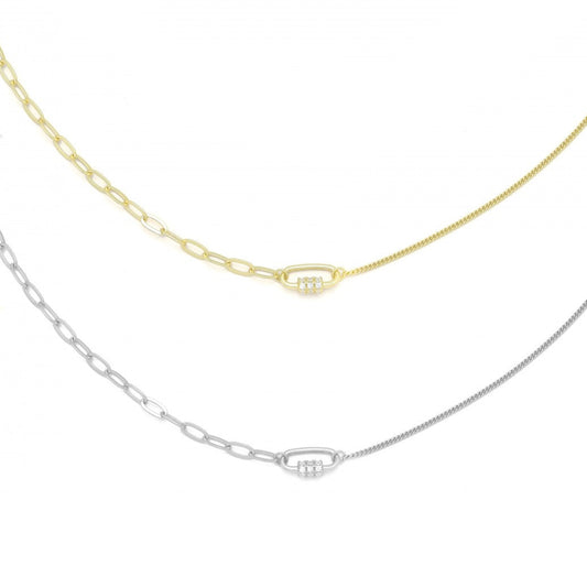 Chains & Locker Necklace