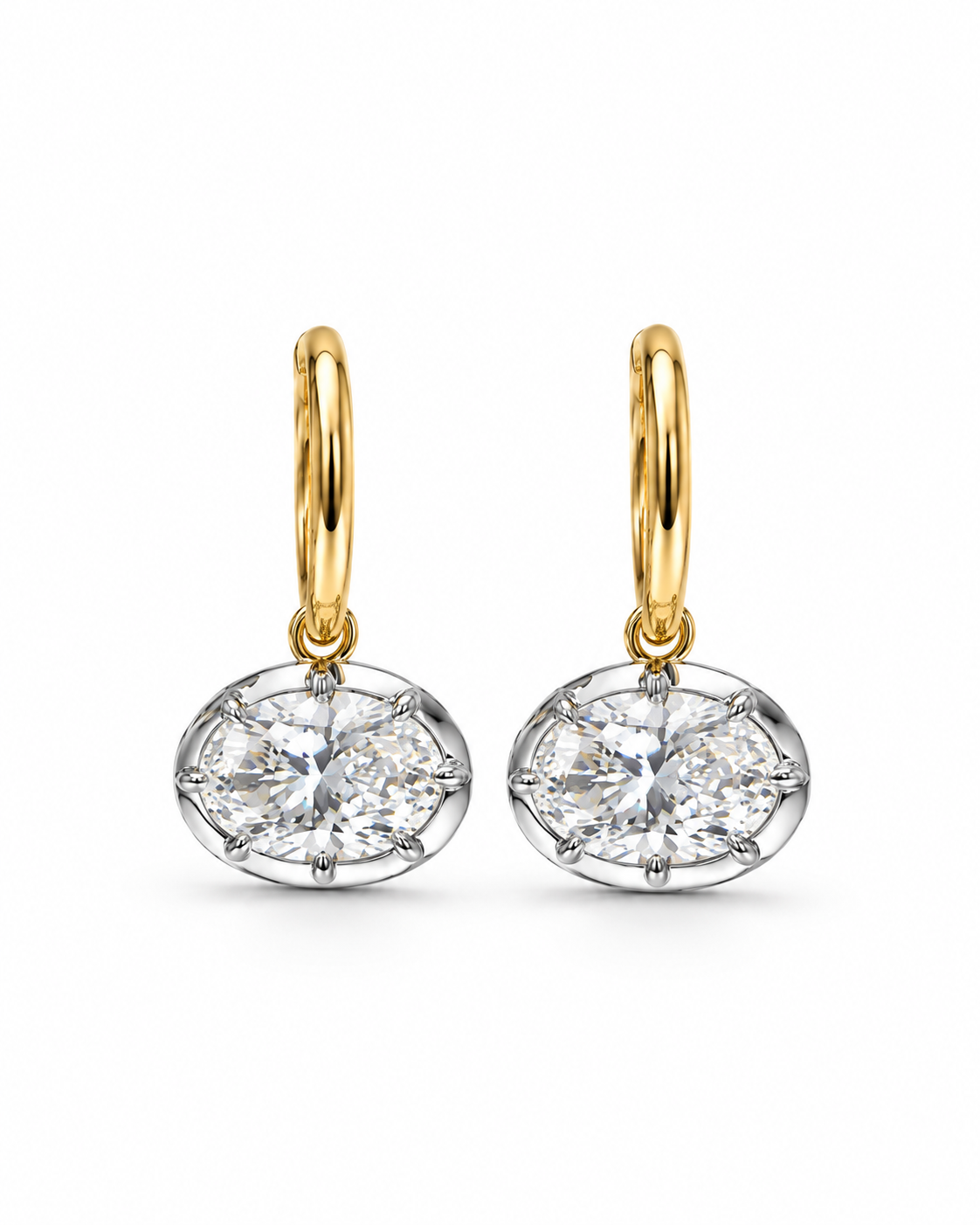 Hai Drop-Hoops Earrings