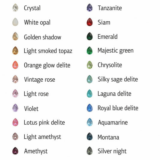 Pear Swarovski Earrings