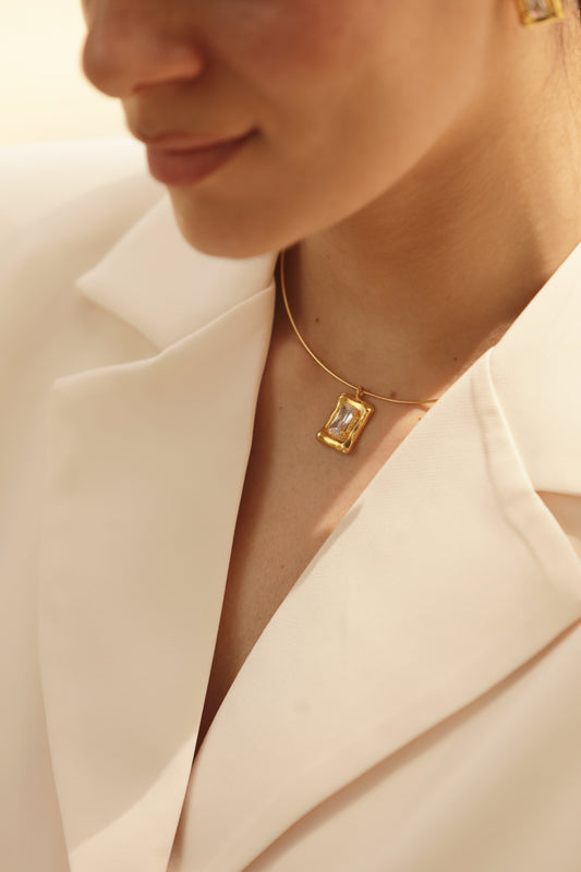 Verona Necklace / Clear