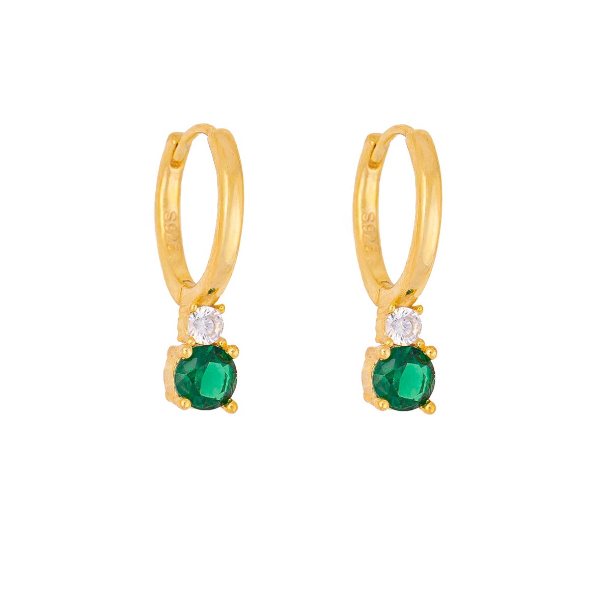 Zoe Hoops Earrings
