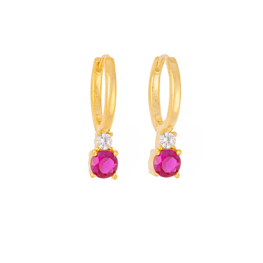 Zoe Hoops Earrings