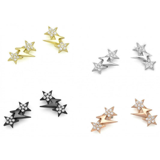 Stars - Thunder Earrings