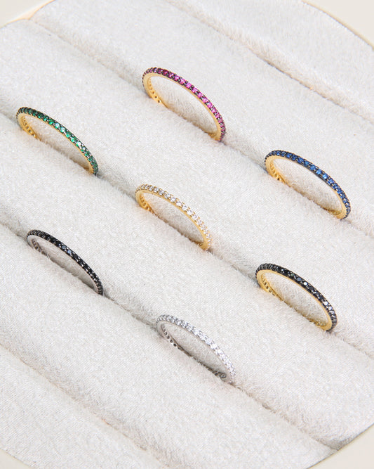 Eternity Zircons Ring