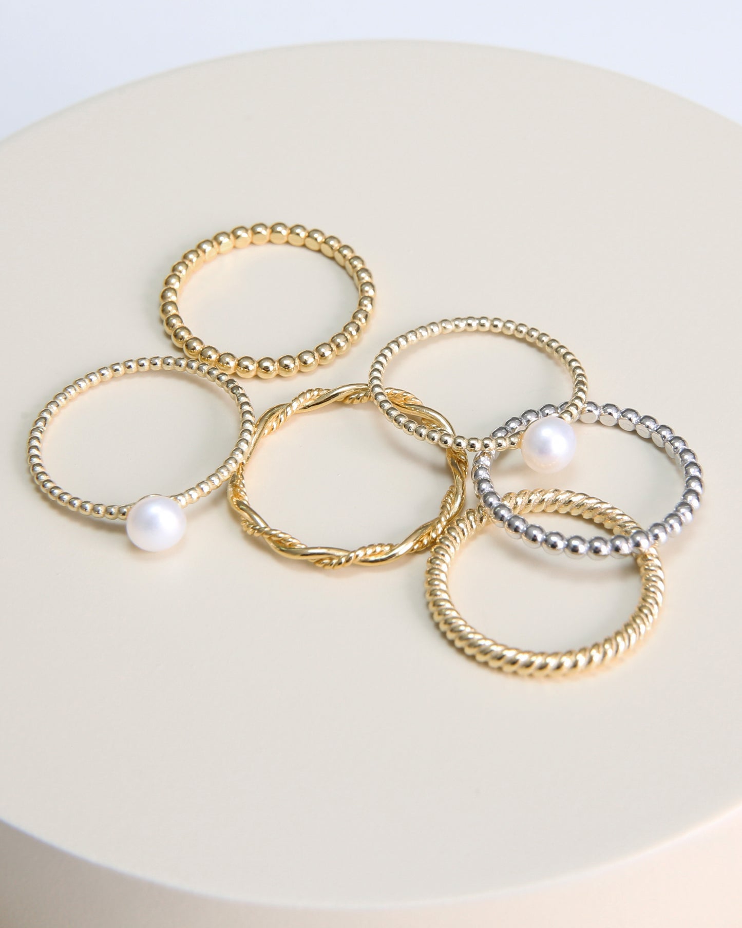 Textured Tiny Rings