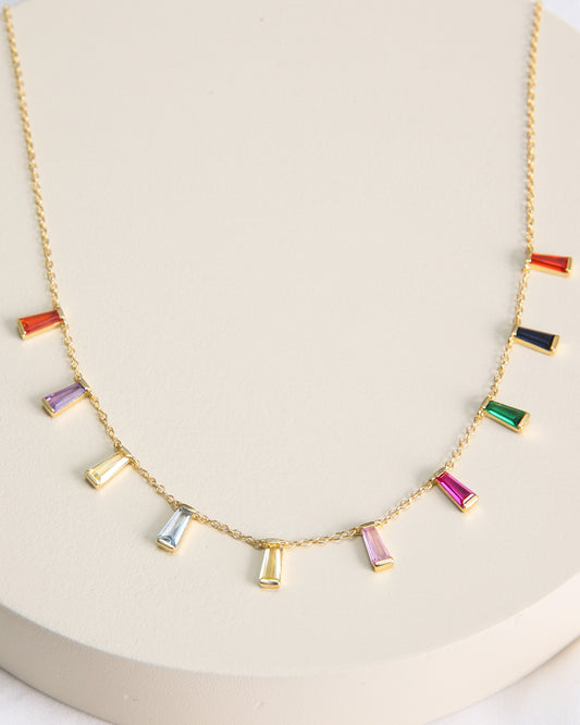 Baguette Colorful Necklace