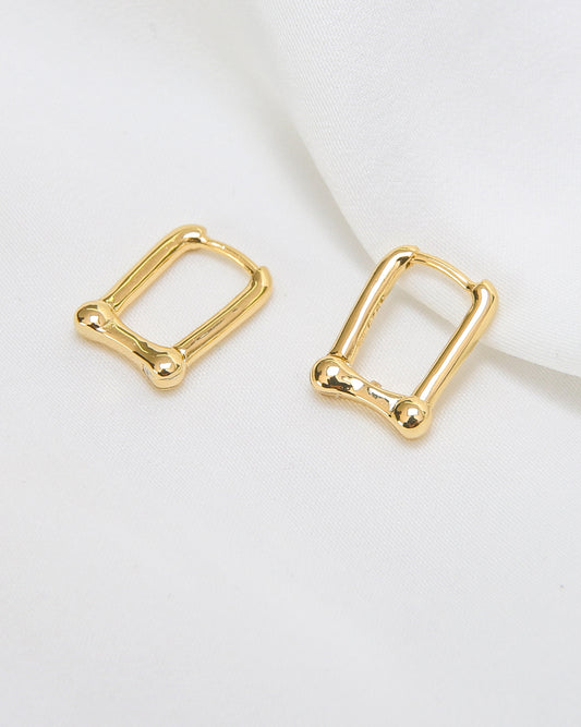 Locker Hoops Earrings