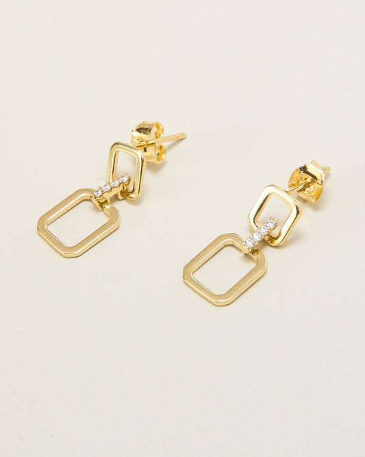 Interlocked link Earrings