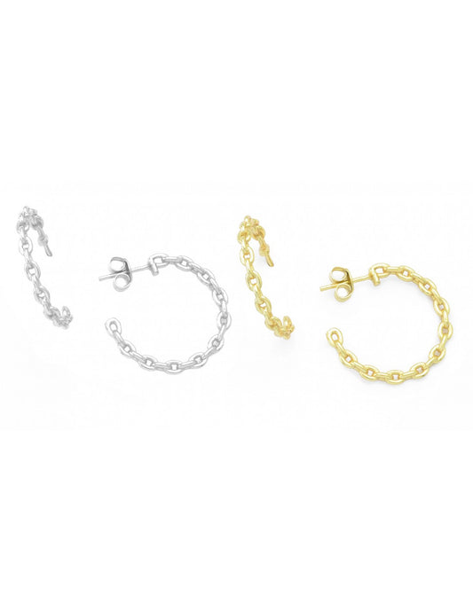 Tiny Chain Hoops